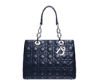 Navy leather 'Dior Soft' bag M0955PCAL M576