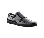 MERCURY BUCKLE SHOE IN GLAZED CALF LEATHER YRMD1PGZ