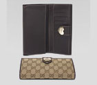 continental wallet with engraved gucci script hear 203550 FFPAG 9643