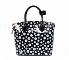 Louis Vuitton Yayoi Kusama Lockit M40600 Black M40600