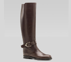 'stirrup' flat boot with stirrup detail 279229 ANK00 2145
