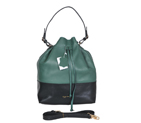 Celine Double Shoulder Bags 3385 Green/Black 3385