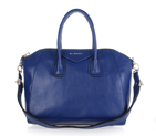 Givenchy Weave Embossed Antigona Bag Calf Leather 9981 Sapphire 9981