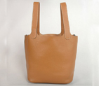 Hermes picotan MM Bag clemence leather in Camel 1048C