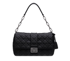 Matt black leather 'Dior New Lock' bag M9803BVMC M900