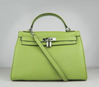 Hermes Kelly 32CM Green(silver) HKL32O0GS005