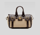 'gucci 1973' medium boston bag with oval GG and bu 251822 FAGKT 9643