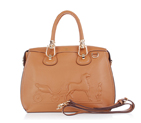 2012 Hermes New Leather Medium Shoulder Bag 0322 wheat with golden metal 0322