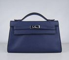 HERMES 22CM H008 Dark Blue(Silver) HKL220DBS020
