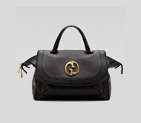 'gucci 1973' medium top handle bag with oval GG or 251813 A7MOT 1000